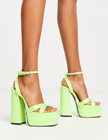 Sandale Glamorous, neon