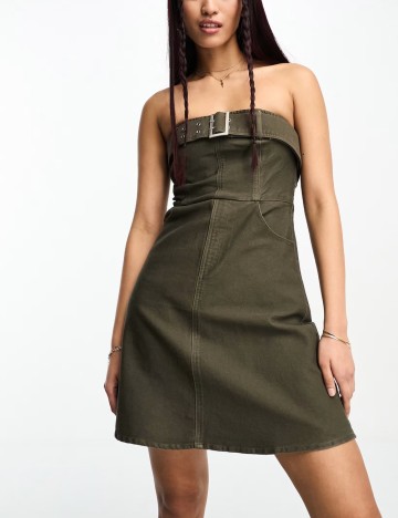 Rochie mini Urban Revivo, verde