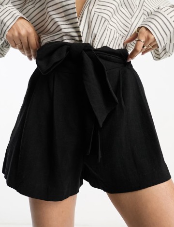 Pantaloni scurți ASOS, negru