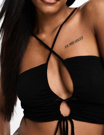 Top ASOS, negru