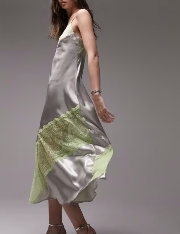 Rochie midi Topshop, mix culori