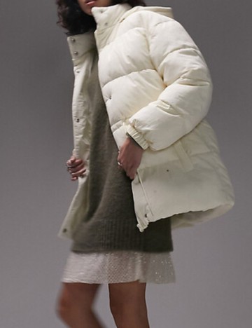Geacă Topshop, crem