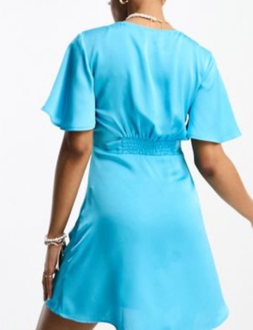 Rochie mini Stradivarius, albastru