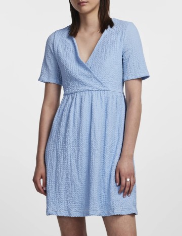 Rochie mini Pieces, albastru