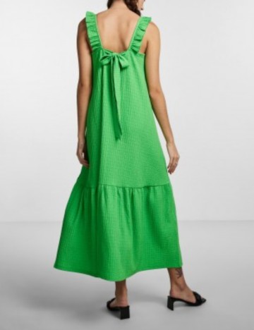 Rochie midi Pieces, verde