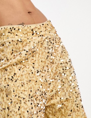 Pantaloni ASOS, auriu