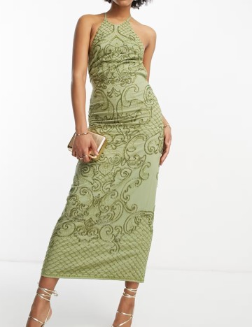 Rochie de ocazie ASOS, verde