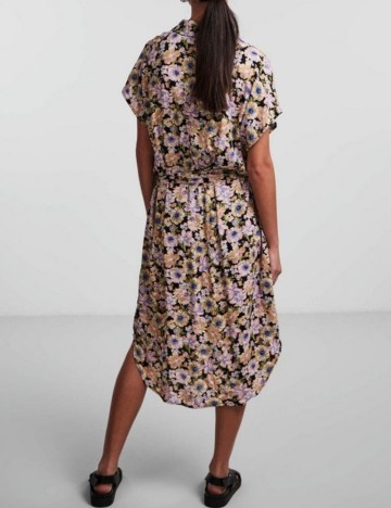 Rochie midi Pieces, mix culori