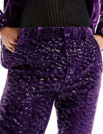 Pantaloni ASOS, mov