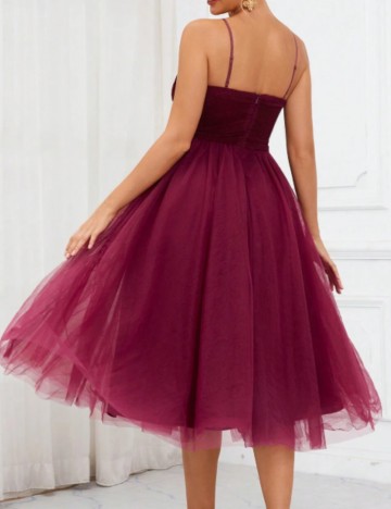 Rochie maxi Shein, vișiniu