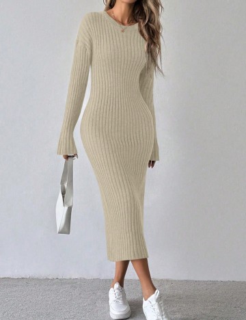 Rochie midi Shein, bej