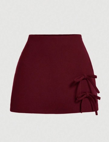 Fustă Pantalon SHEIN MOD, vișiniu