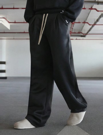 Pantaloni de trening Shein, negru