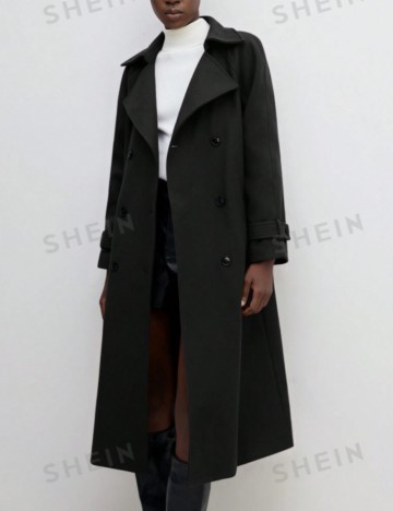 Palton Shein, negru