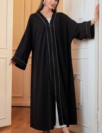 Cardigan lung Shein, negru