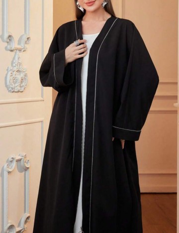 Cardigan lung Shein, negru