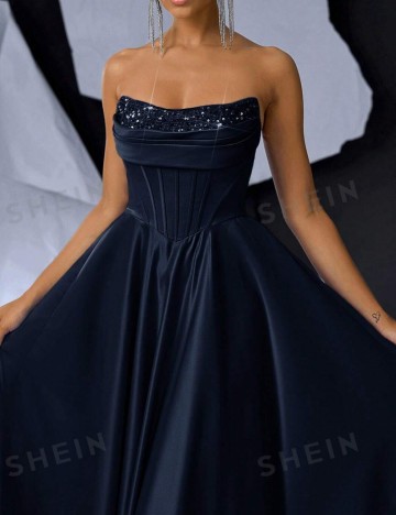 Rochie de ocazie Shein, bleumarin