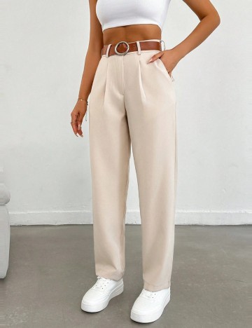 Pantaloni Shein, crem