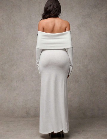 Rochie maxi Shein, alb