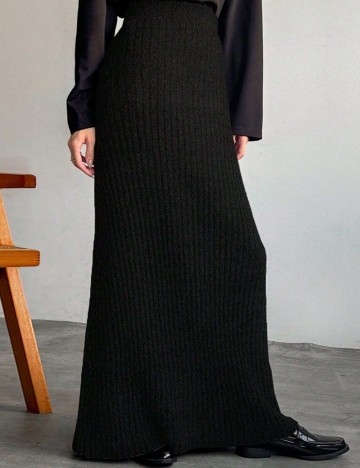 Fustă maxi Shein, negru