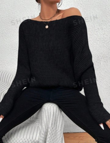 Pulover Shein, negru