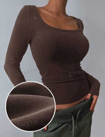 Bluză DAZY by Shein, maro