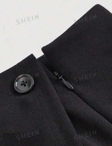 Fustă mini SHEIN MOD, negru