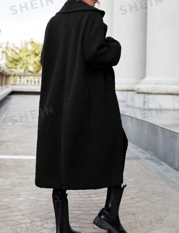 Palton Shein, negru