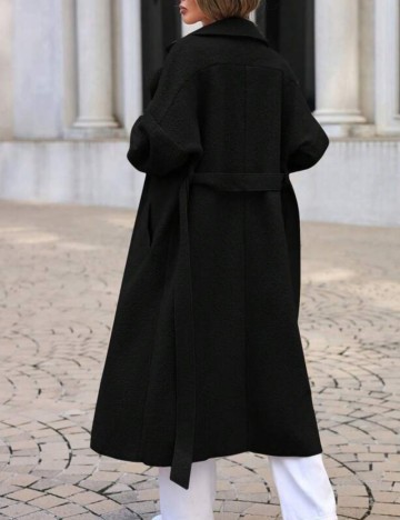 Palton Shein, negru