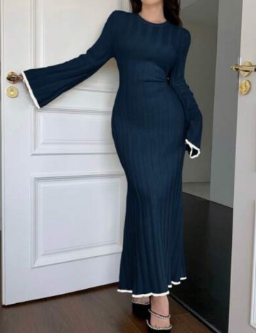 Rochie midi Shein, albastru