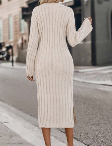 Rochie midi Shein, crem