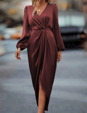 Rochie maxi Shein, vișiniu
