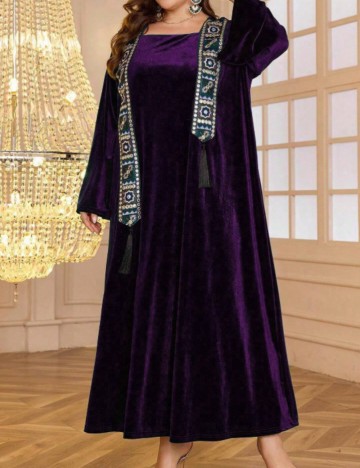 Rochie maxi Shein Curve+, mov