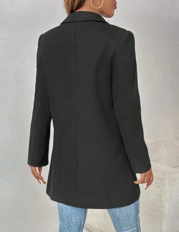 Palton Shein, negru