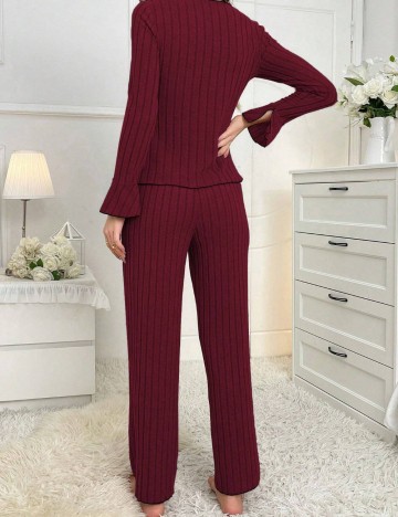 Compleu pijamale Shein, vișiniu