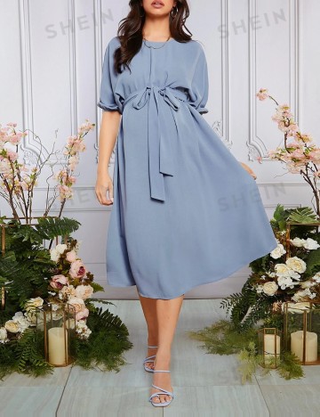 Rochie midi Shein, albastru