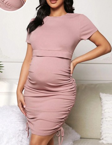 Rochie midi Shein, roz