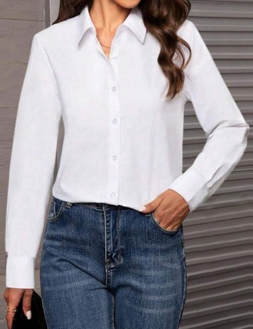 Cămașă Shein, alb