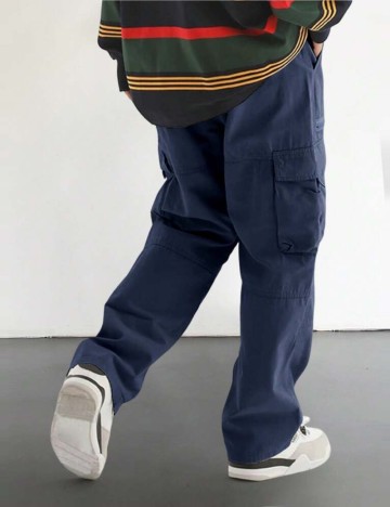 Pantaloni Shein, albastru