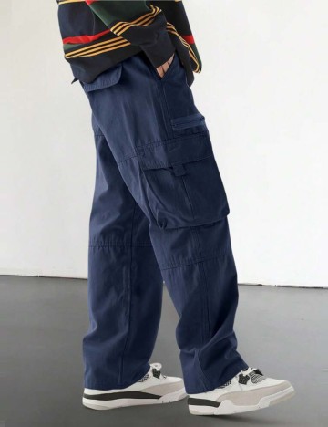 Pantaloni Shein, albastru
