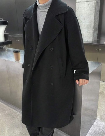 Palton Shein, negru