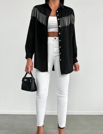 Cămașă Shein, negru