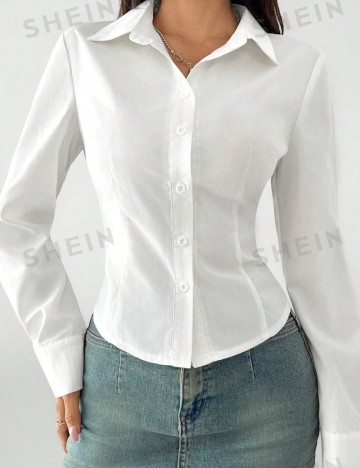 Cămașă Shein, alb