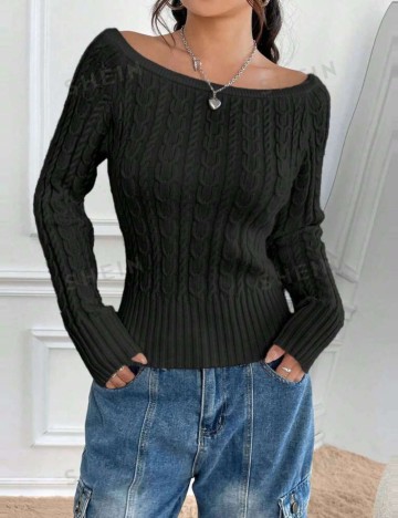 Pulover Shein, negru