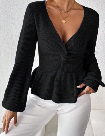 Pulover Shein, negru
