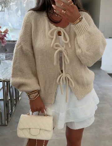 Cardigan Shein, bej
