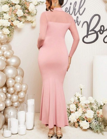 Rochie maxi Shein, roz