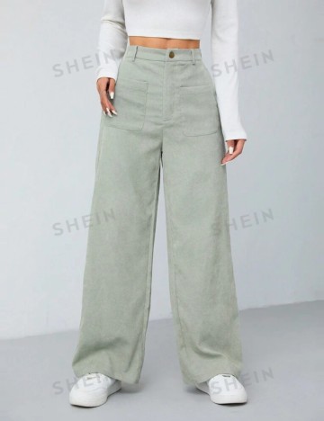 Pantaloni Shein, verde