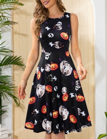 Rochie midi Shein, mix culori
