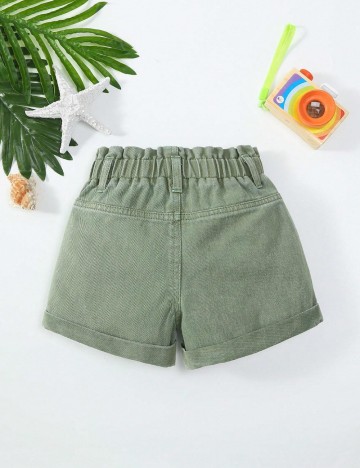 Pantaloni scurți Shein, verde